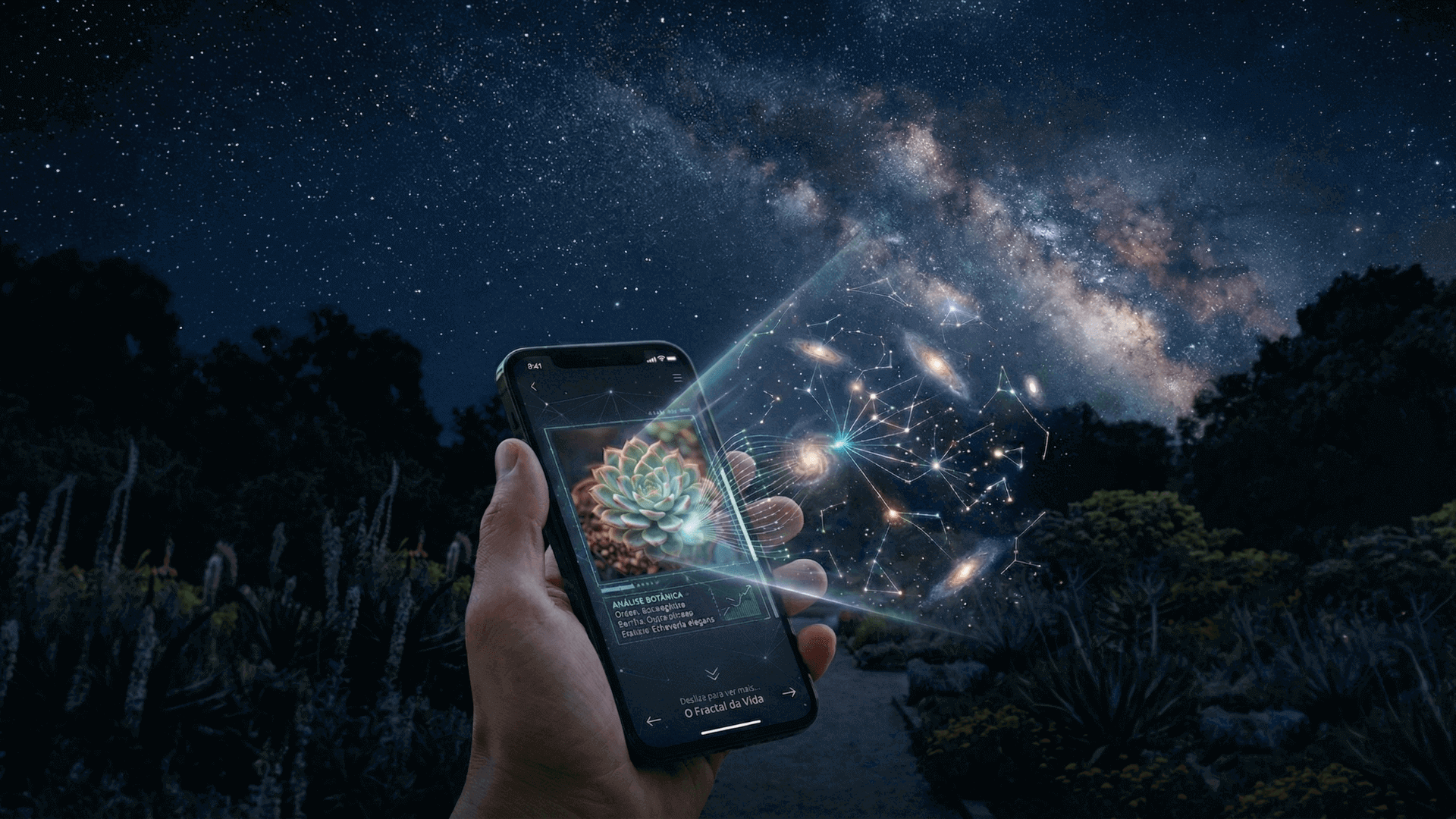 Lunaris AI - Análise botânica com IA conectando o genoma de todas as espécies