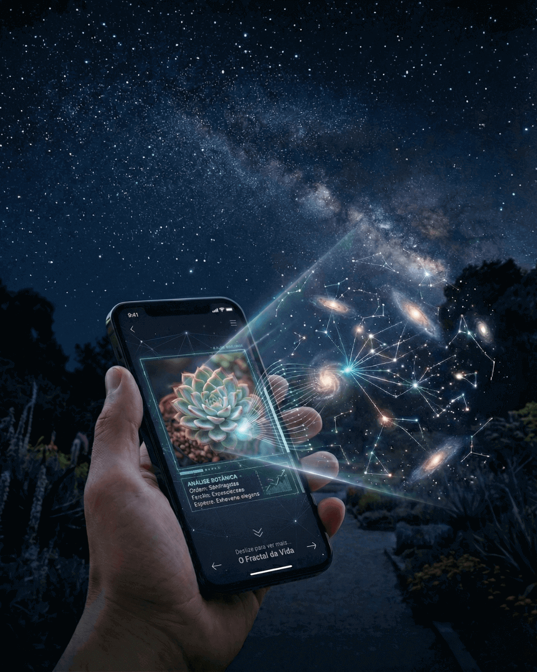 Lunaris AI - Análise botânica com IA conectando o genoma de todas as espécies